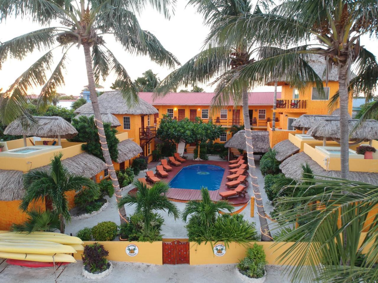 Seaside Cabanas Hotel Caye Corker Exterior photo