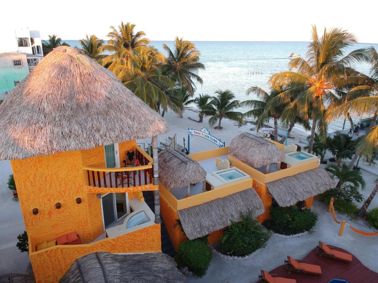 Seaside Cabanas Hotel Caye Corker Exterior photo