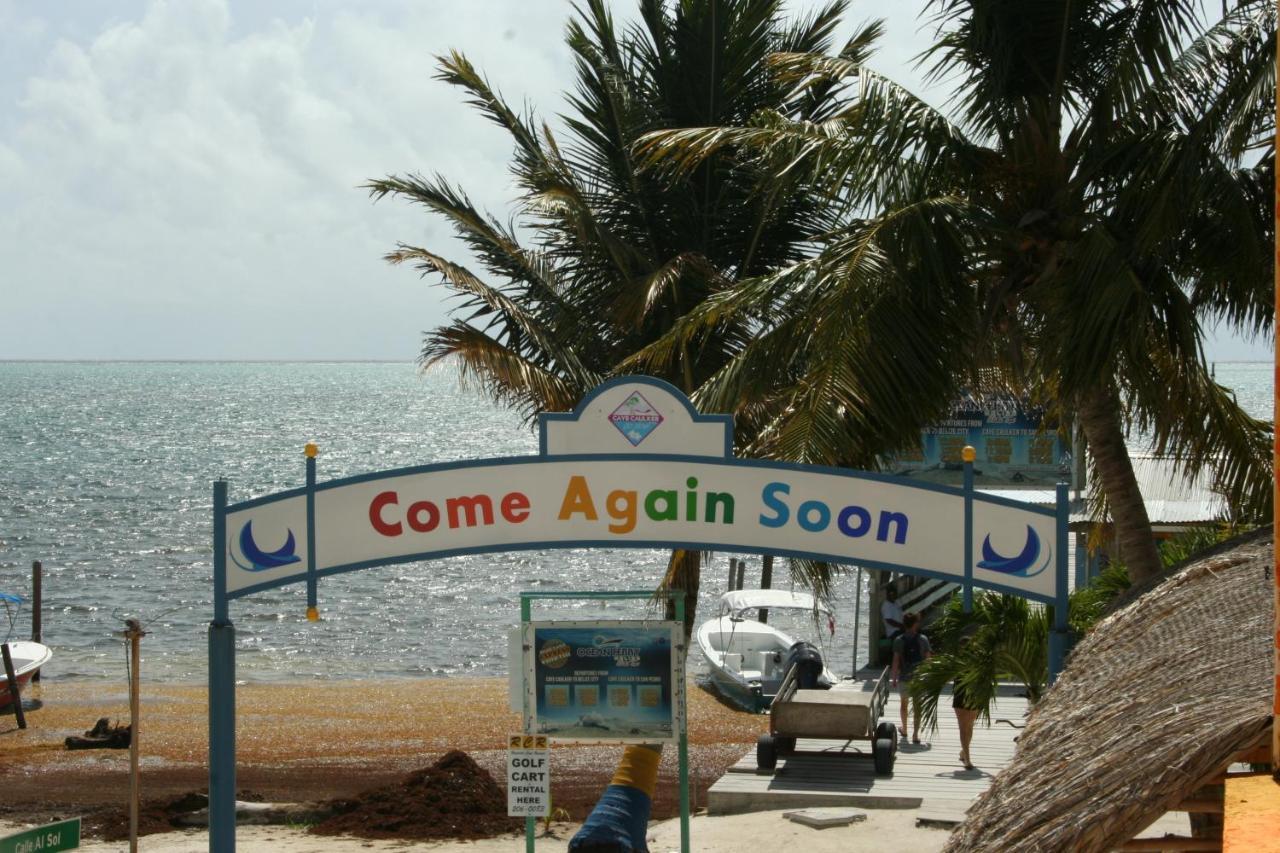 Seaside Cabanas Hotel Caye Corker Exterior photo